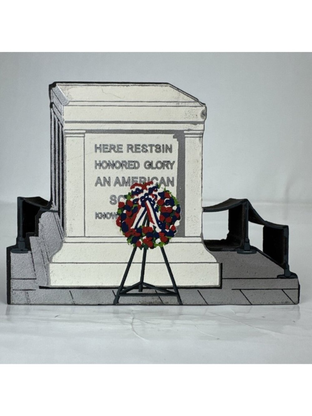 Tomb of the Unknowns Wood Shelf Decor 2010 USA MADE Arlington Virginia